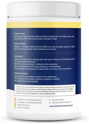 Bella All Natural Extreme Detox Powder - Pineapple - Image 4