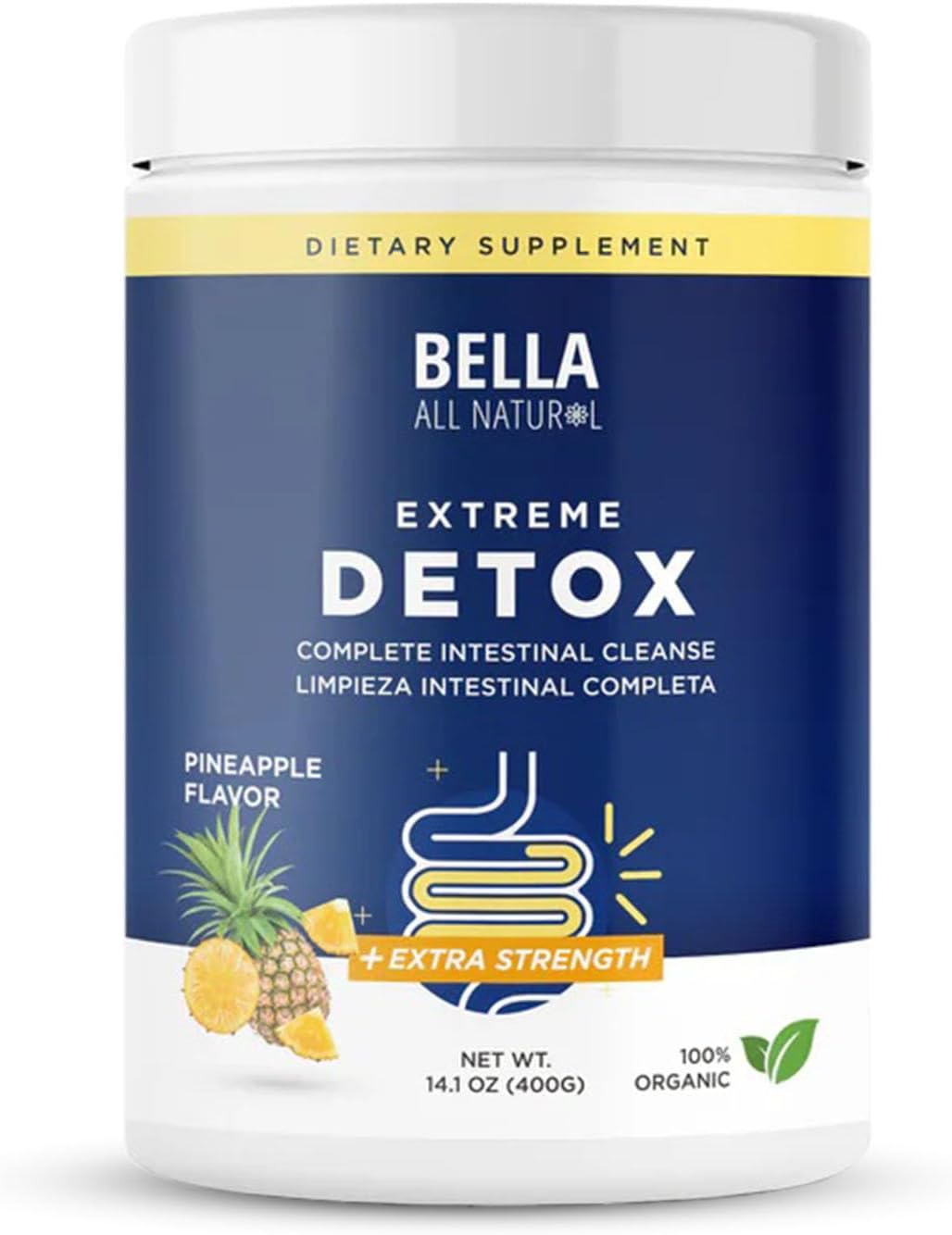Bella All Natural Extreme Detox Powder - Pineapple - Image 2