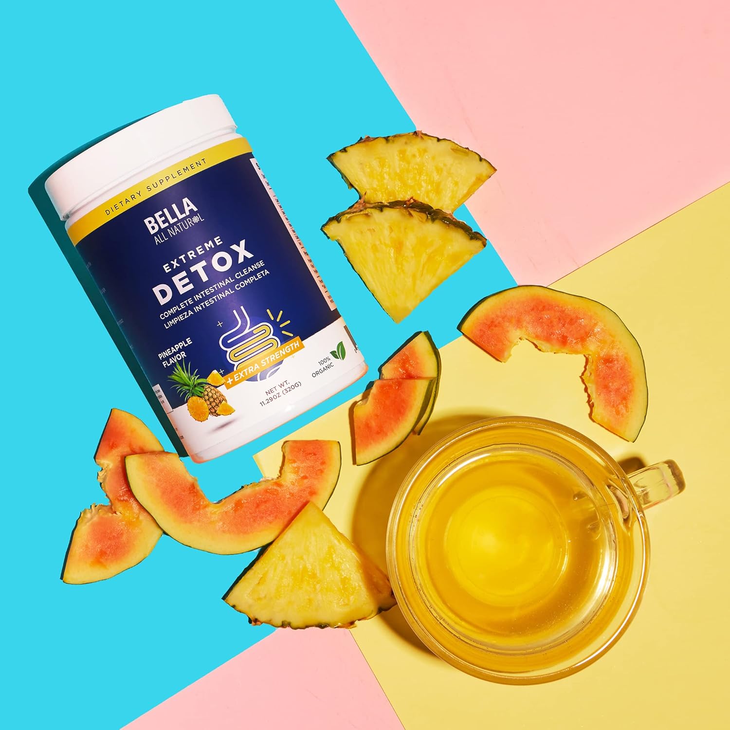 Bella All Natural Extreme Detox Powder - Pineapple - Image 5